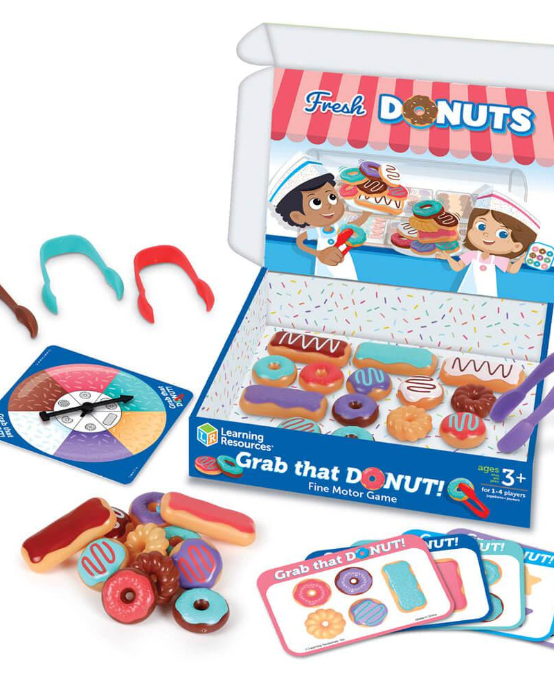 Jeu de motricité fine Saisis ce beignet! - Jeux de société - Boutique LeoLudo - Learning Resources