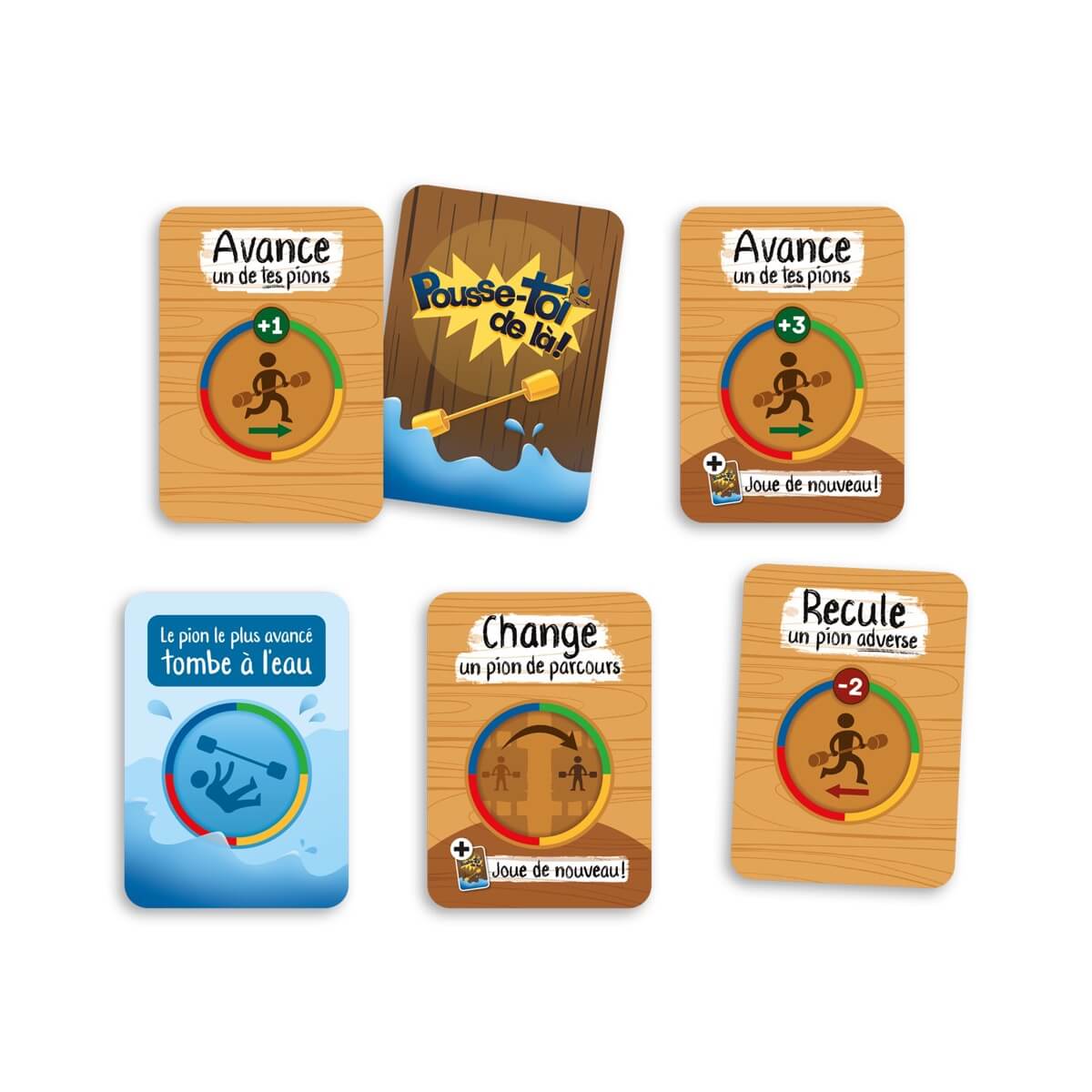 Jeu de parcours familial Pousse - toi de là ! - Jeux de société - Boutique LeoLudo - Placote