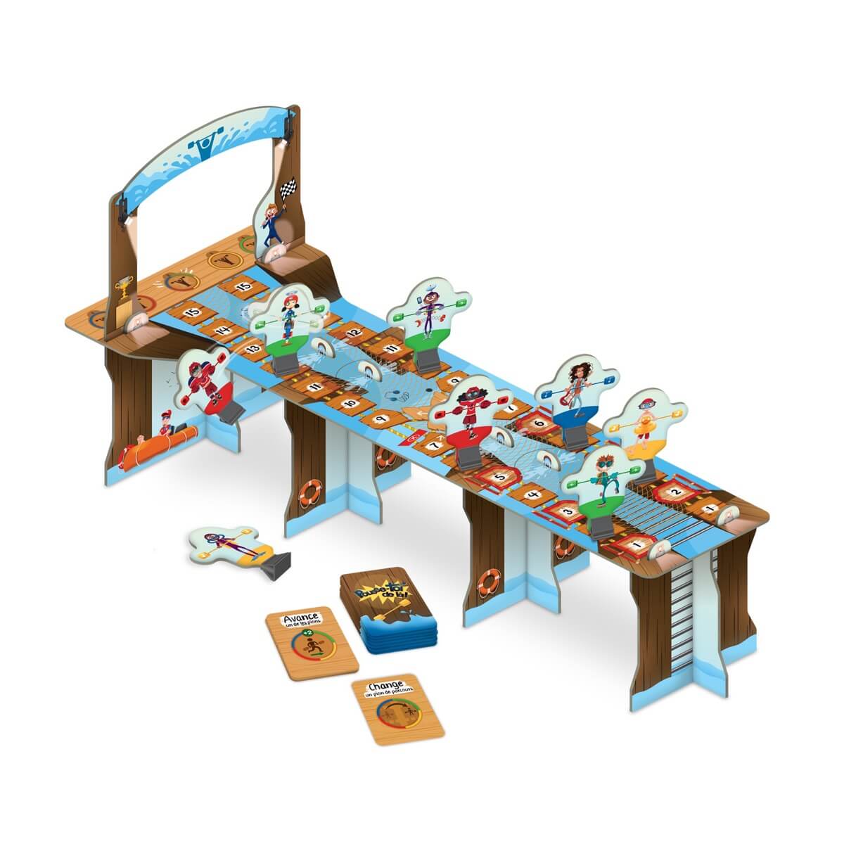 Jeu de parcours familial Pousse - toi de là ! - Jeux de société - Boutique LeoLudo - Placote