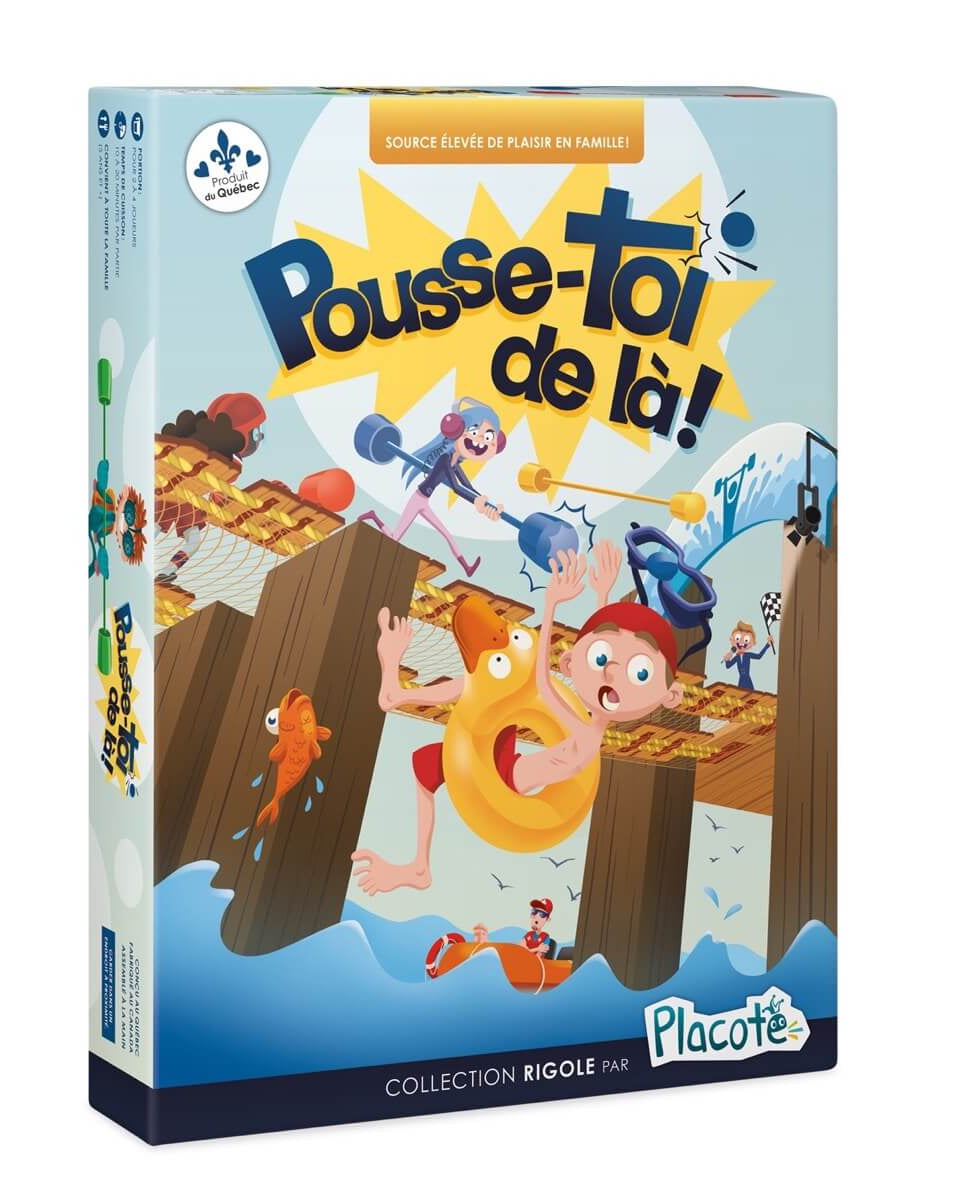 Jeu de parcours familial Pousse - toi de là ! - Jeux de société - Boutique LeoLudo - Placote