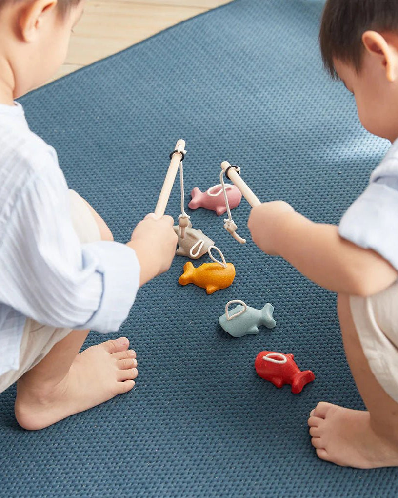 Jeu de pêche en bois - Jeux d'adresse - Boutique LeoLudo - Plan Toys
