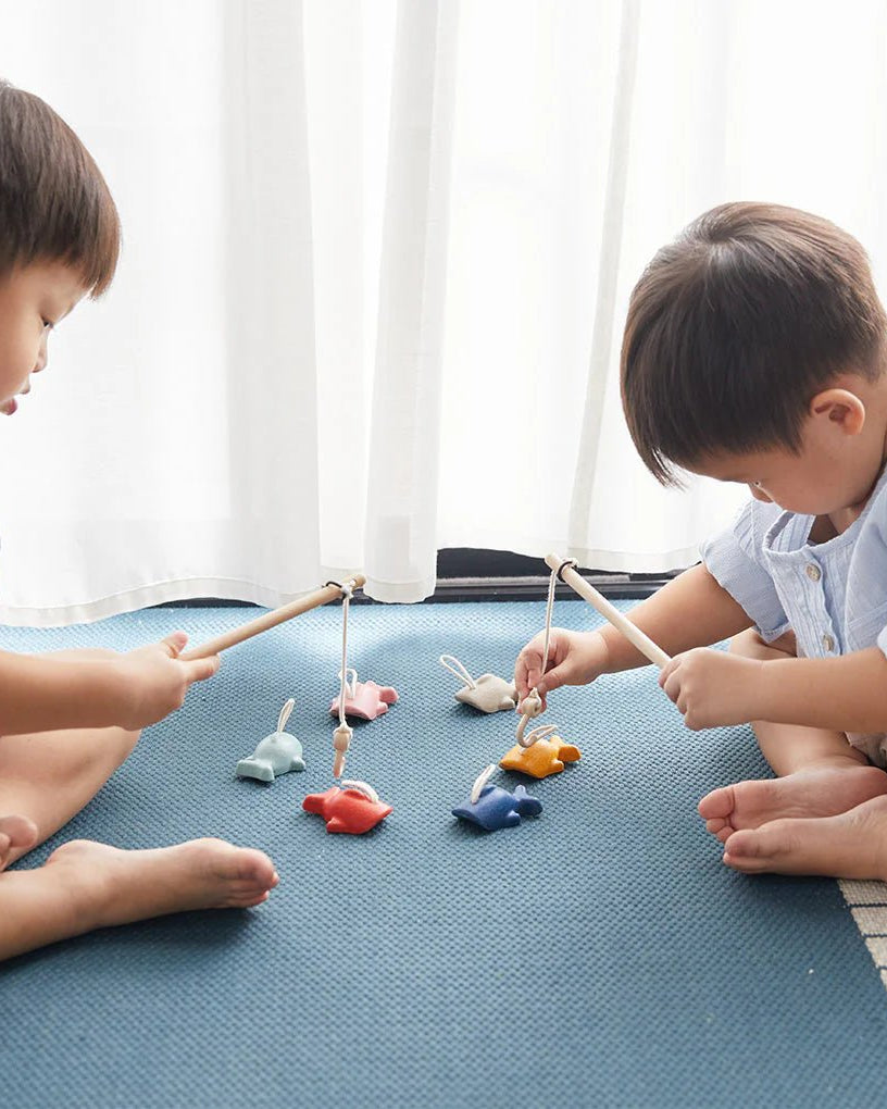Jeu de pêche en bois - Jeux d'adresse - Boutique LeoLudo - Plan Toys