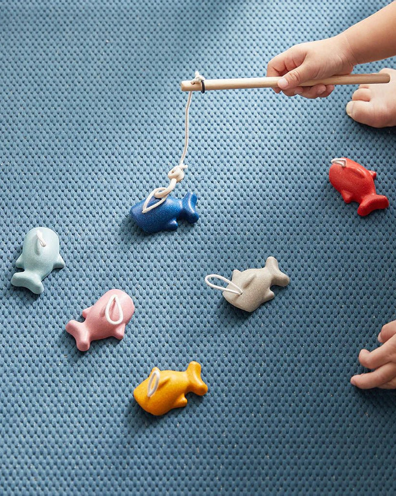 Jeu de pêche en bois - Jeux d'adresse - Boutique LeoLudo - Plan Toys