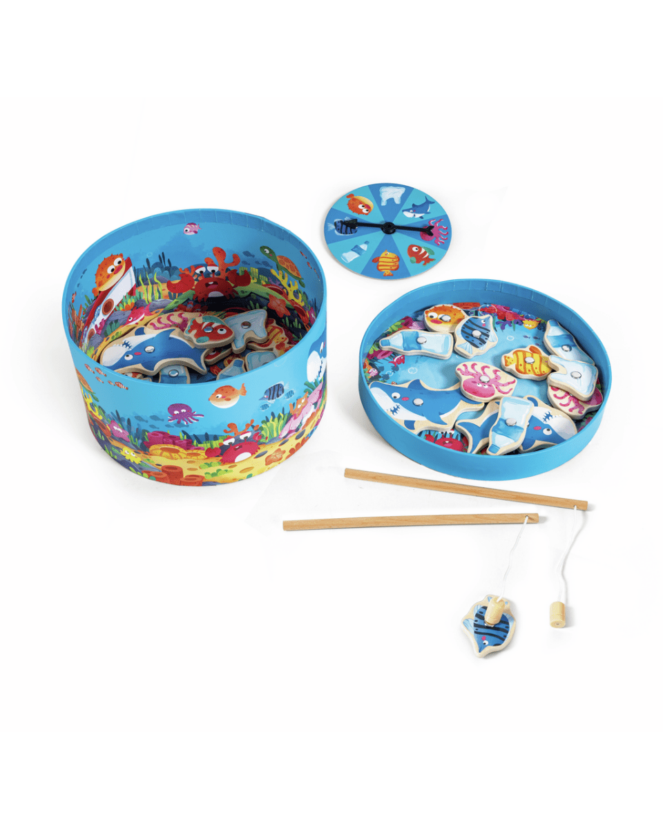 Jeu de pêche magnétique Sous la mer - Jeux d'adresse - Boutique LeoLudo - Hape