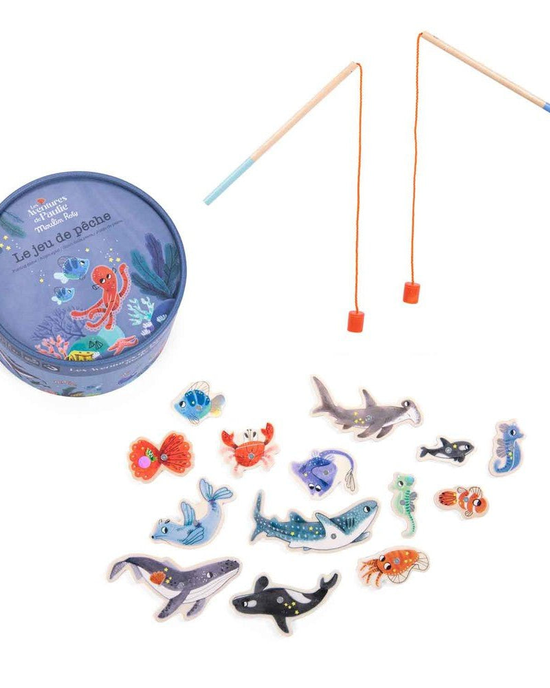 Jeu de pêche magnétique Sous la mer - Jeux d'adresse - Boutique LeoLudo - Moulin Roty