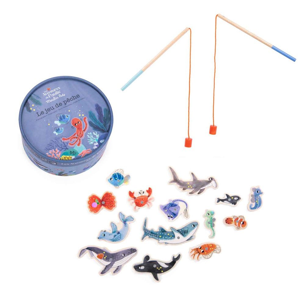 Jeu de pêche magnétique Sous la mer - Jeux d'adresse - Boutique LeoLudo - Moulin Roty