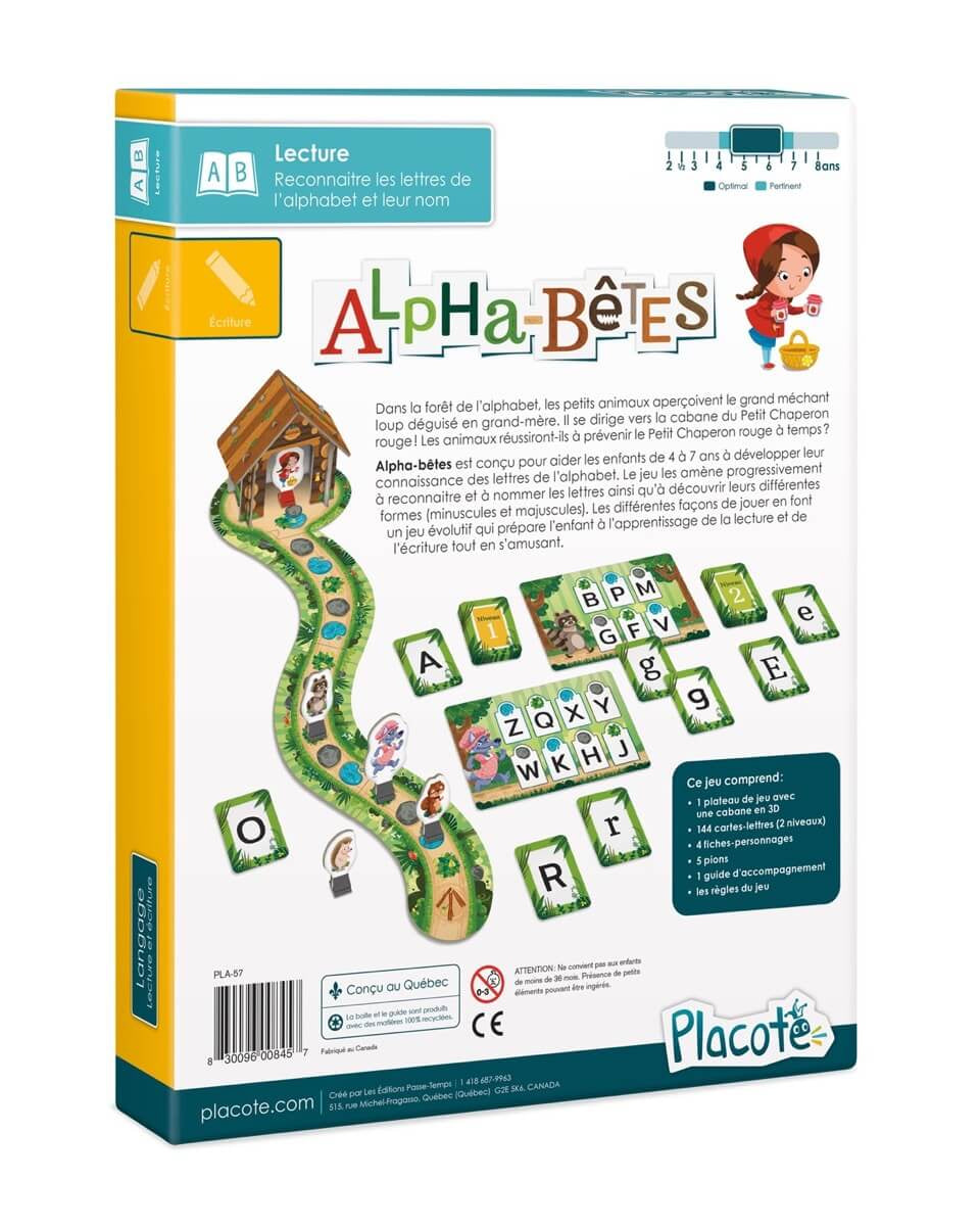 Jeu de société Alpha - bêtes - Jeux de société - Boutique LeoLudo - Placote