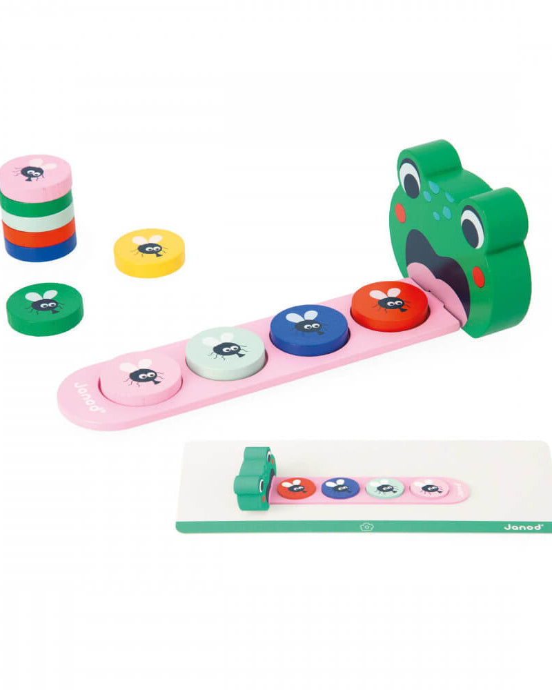 Jeu de suites logiques Grenouille - Jeux éducatifs - Boutique LeoLudo - Janod