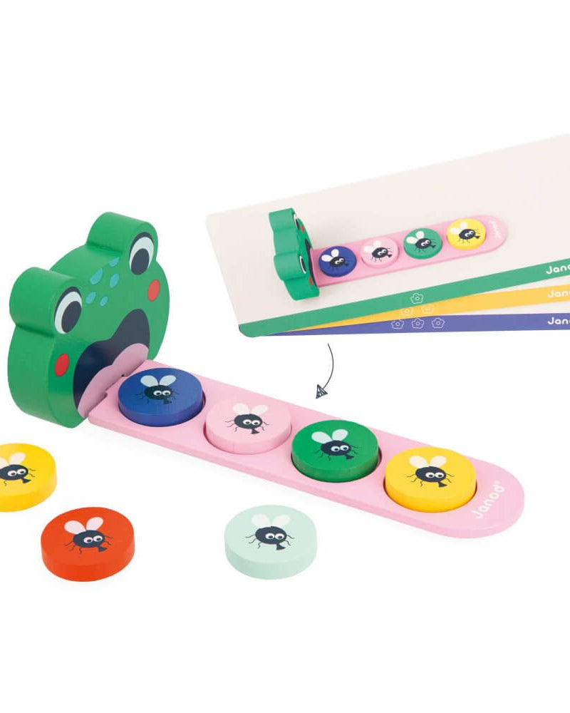 Jeu de suites logiques Grenouille - Jeux éducatifs - Boutique LeoLudo - Janod