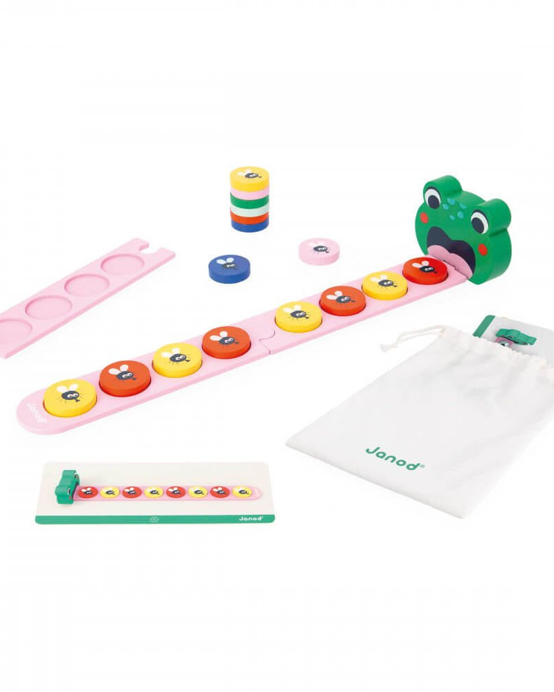 Jeu de suites logiques Grenouille - Jeux éducatifs - Boutique LeoLudo - Janod