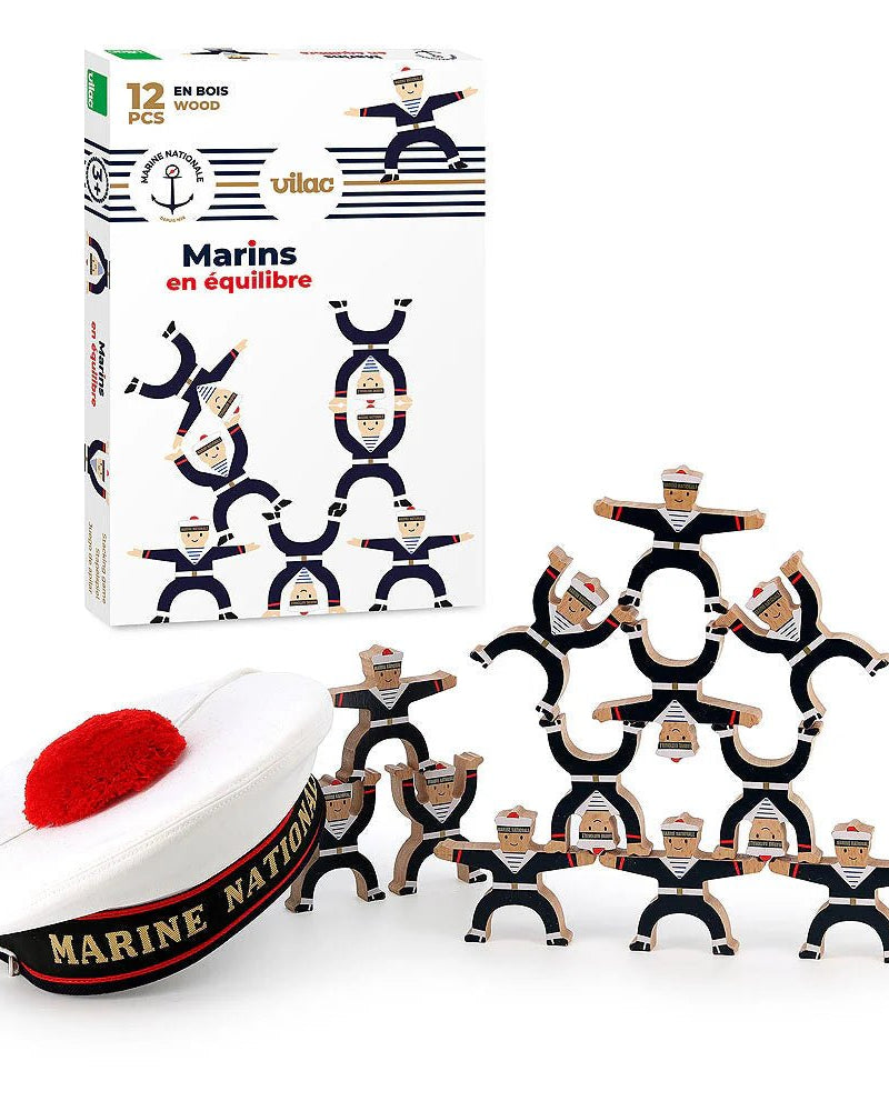 Jeu d’équilibre à empiler – Marin - Jeux d'adresse - Boutique LeoLudo - Vilac