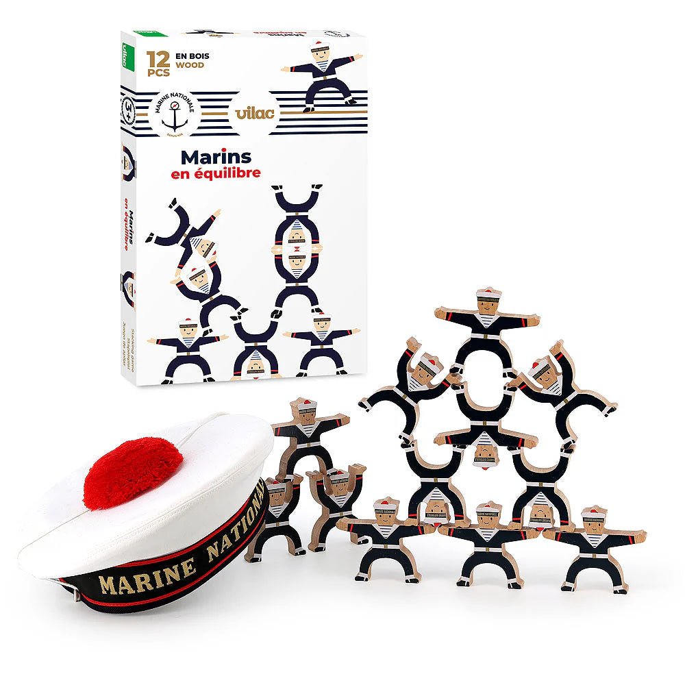 Jeu d’équilibre à empiler – Marin - Jeux d'adresse - Boutique LeoLudo - Vilac