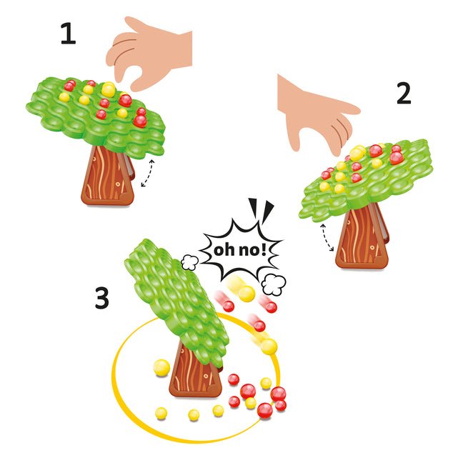Jeu d’équilibre Stay Apple - Jeux de construction - Boutique LeoLudo - Quercetti