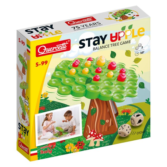 Jeu d’équilibre Stay Apple - Jeux de construction - Boutique LeoLudo - Quercetti