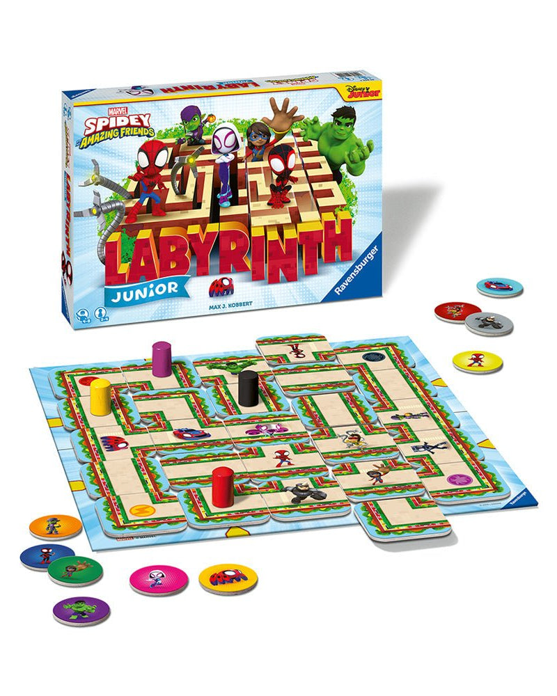 Jeu Labyrinthe Junior - Spidey et amis Marvel - Jeux de société - Boutique LeoLudo - Ravensburger