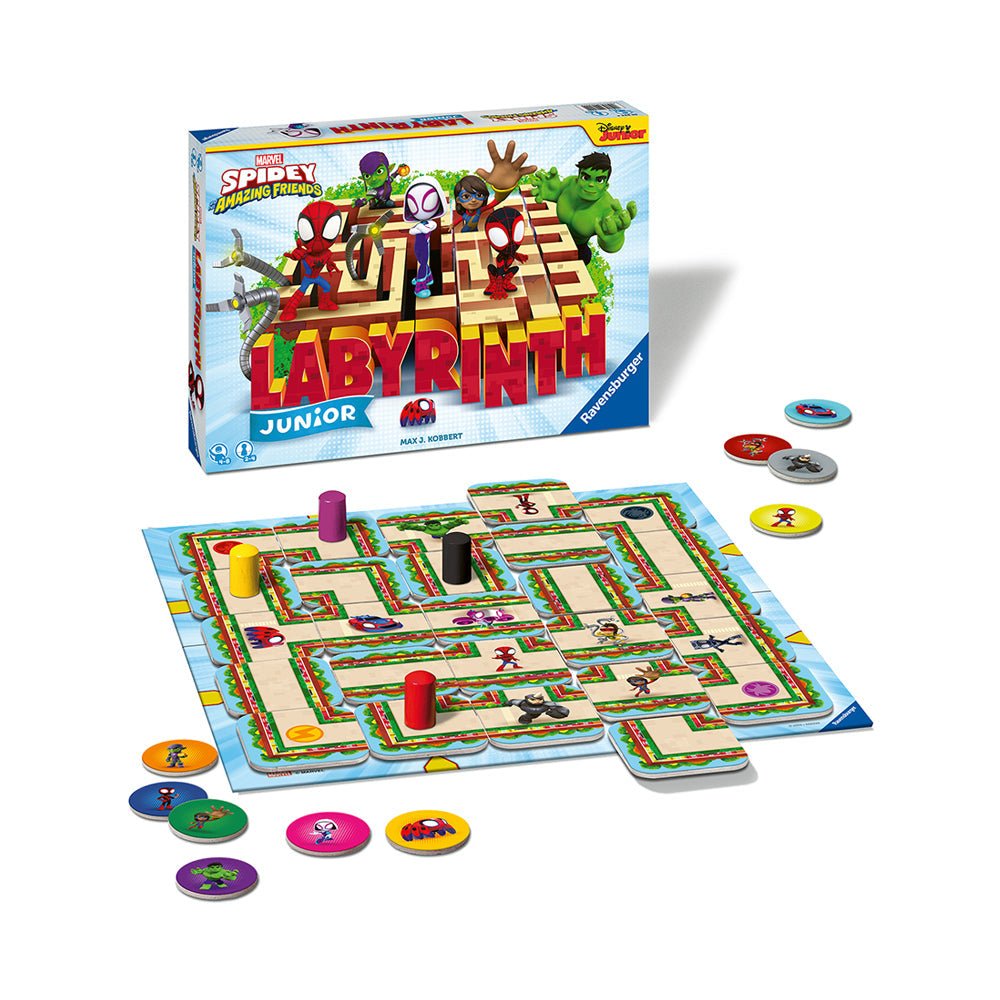 Jeu Labyrinthe Junior - Spidey et amis Marvel - Jeux de société - Boutique LeoLudo - Ravensburger