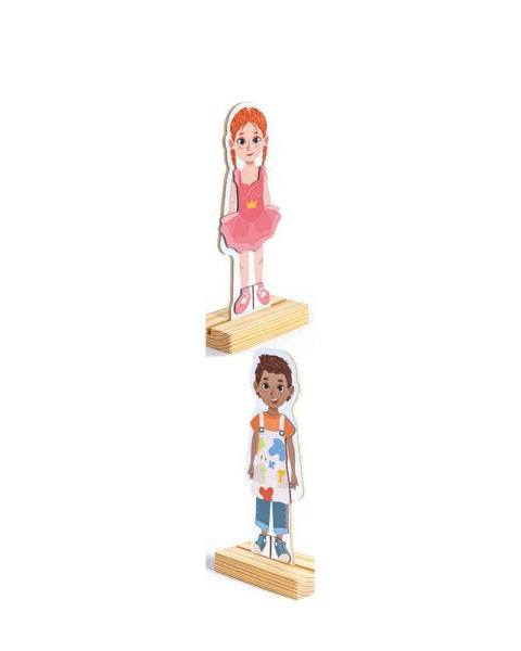 Jeu magnétique à habiller – 66 pièces -Jeux magnétiques- Boutique LeoLudo-Hape