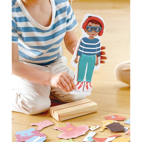 Jeu magnétique à habiller – 66 pièces -Jeux magnétiques- Boutique LeoLudo-Hape