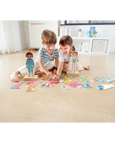 Jeu magnétique à habiller – 66 pièces -Jeux magnétiques- Boutique LeoLudo-Hape