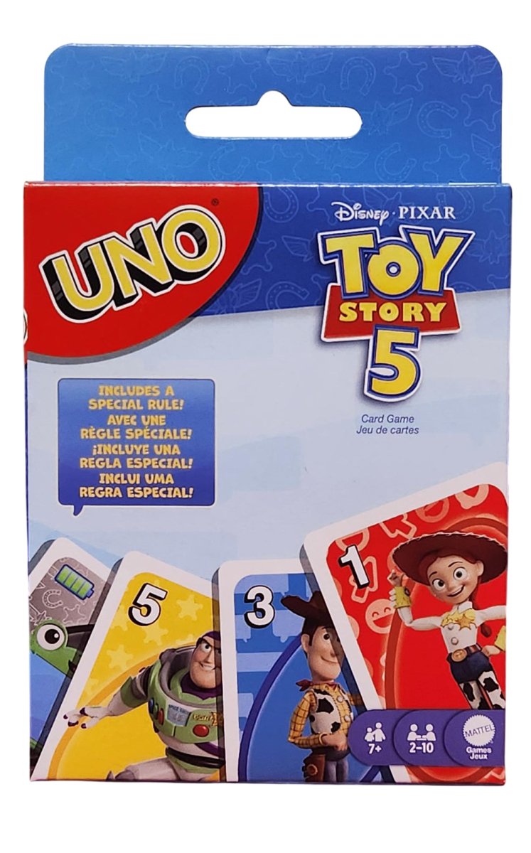 Jeu Uno - Toy Story 5 -Jeux de société- Boutique LeoLudo-Mattel
