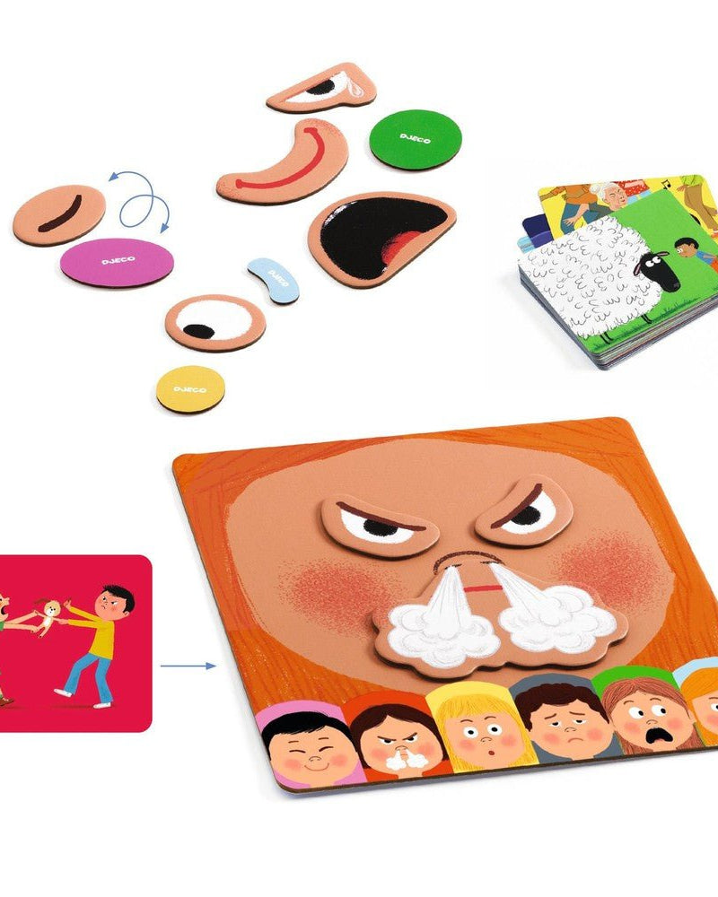Jeux Émotico : Reconnaître les émotions à travers des scènes ludiques ! Jeux éducatifs- Boutique LeoLudo