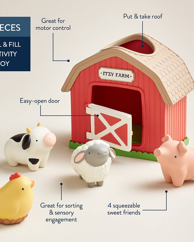 Jouet d’activité bébé à encastrer – Itzy Play Barn™ - Jouets d'éveil - Boutique LeoLudo - Itzy Ritzy Canada