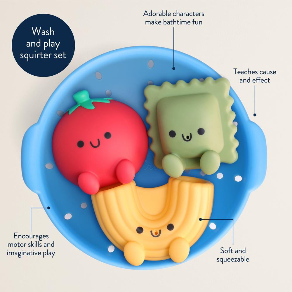 Jouet de bain - Pasta Itzy Splash Pals - Jouets de bain - Boutique LeoLudo - Itzy Ritzy Canada