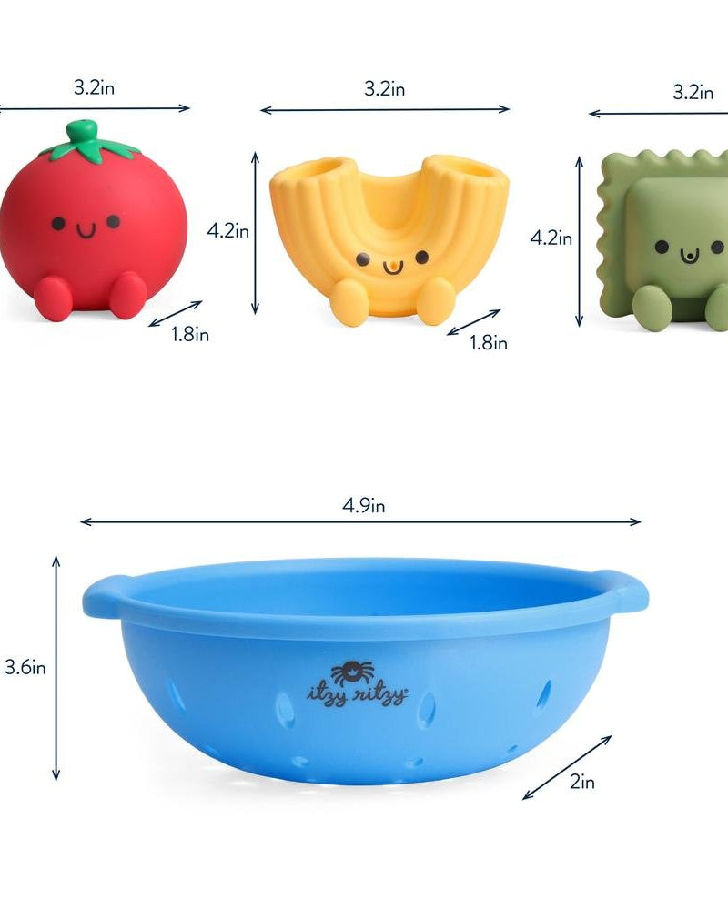 Jouet de bain - Pasta Itzy Splash Pals - Jouets de bain - Boutique LeoLudo - Itzy Ritzy Canada