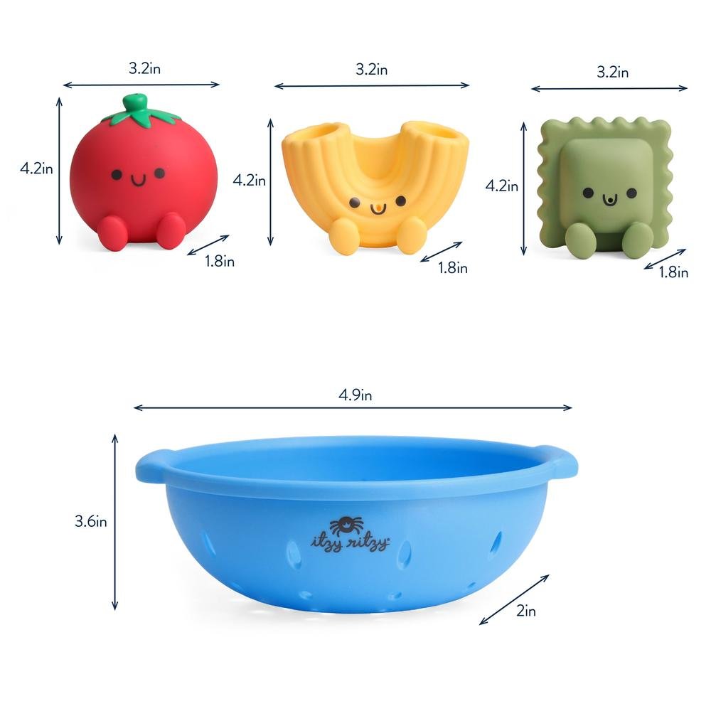 Jouet de bain - Pasta Itzy Splash Pals - Jouets de bain - Boutique LeoLudo - Itzy Ritzy Canada