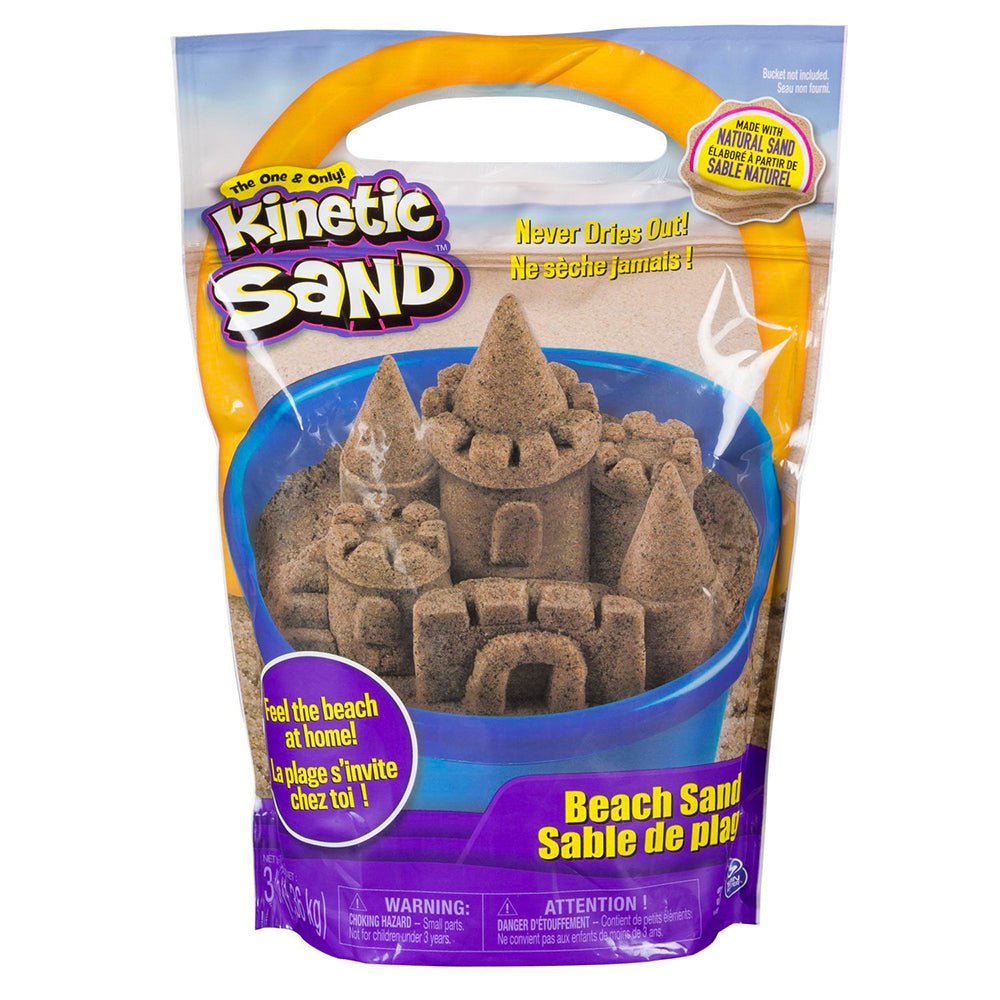 Kinetic Sand - Sable de plage (3 lbs) - Art & bricolage - Boutique LeoLudo - Kinetic Sand