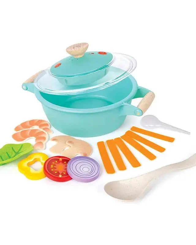 Kit de cuisine à la vapeur du petit chef - Jouets d'imitation - Boutique LeoLudo - Hape
