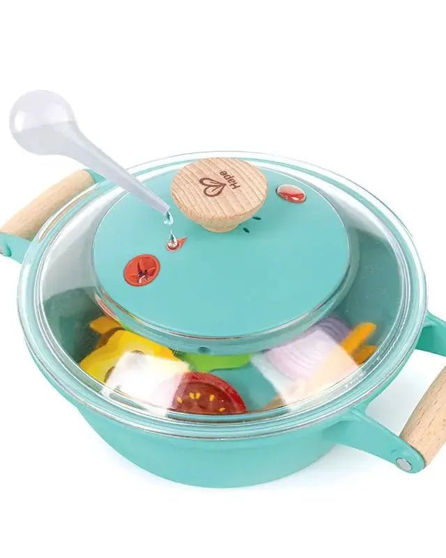 Kit de cuisine à la vapeur du petit chef - Jouets d'imitation - Boutique LeoLudo - Hape