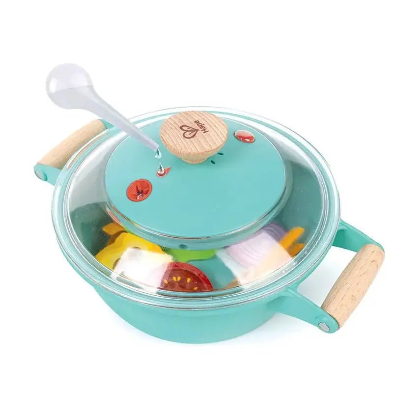 Kit de cuisine à la vapeur du petit chef - Jouets d'imitation - Boutique LeoLudo - Hape