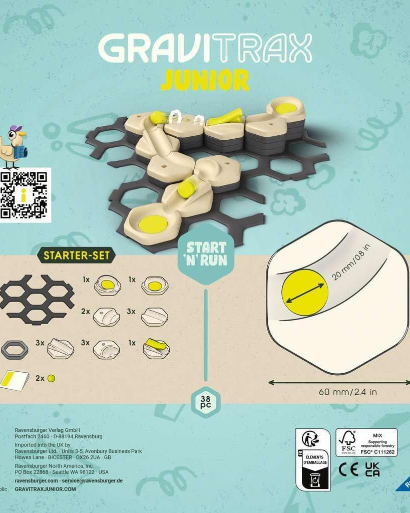 Kit de démarrage GraviTrax Junior - My Start 'N Run -Jeux de construction- Boutique LeoLudo-Ravensburger