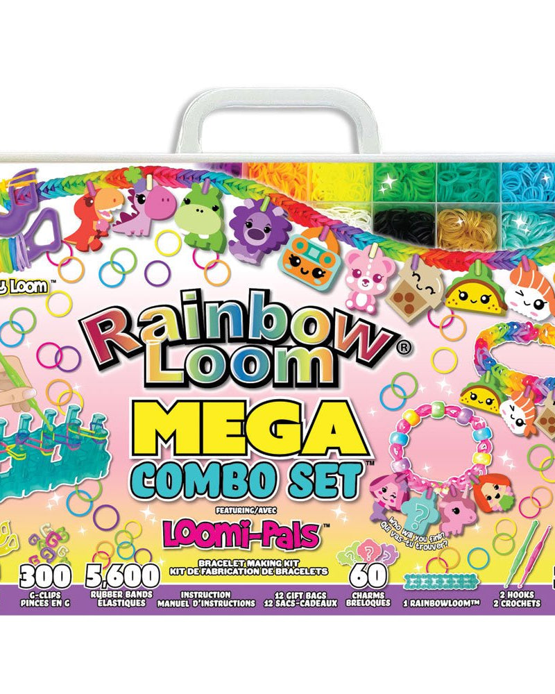 Kit de fabrication de bracelets Mega Combo - Loomi - Pals - Art & bricolage - Boutique LeoLudo - Rainbow Loom