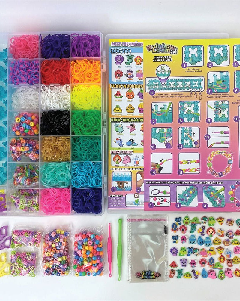Kit de fabrication de bracelets Mega Combo - Loomi - Pals - Art & bricolage - Boutique LeoLudo - Rainbow Loom