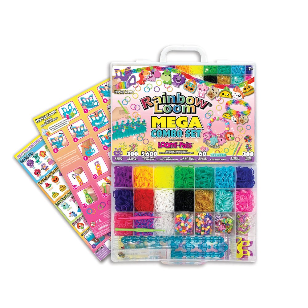 Kit de fabrication de bracelets Mega Combo - Loomi - Pals - Art & bricolage - Boutique LeoLudo - Rainbow Loom