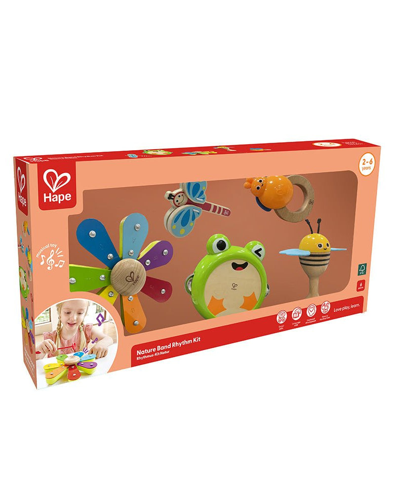Kit de rythme du band de la nature - Jouets musicaux - Boutique LeoLudo - Hape