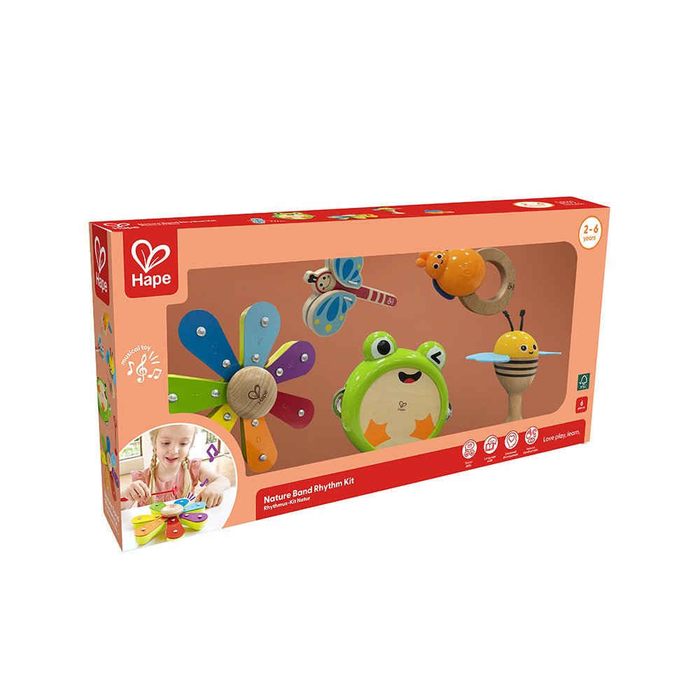 Kit de rythme du band de la nature - Jouets musicaux - Boutique LeoLudo - Hape