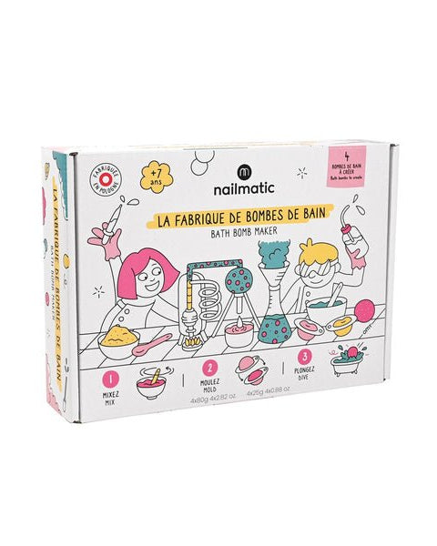 Kit fabrication bombes de bain -Loisirs créatifs- Boutique LeoLudo-Nailmatic