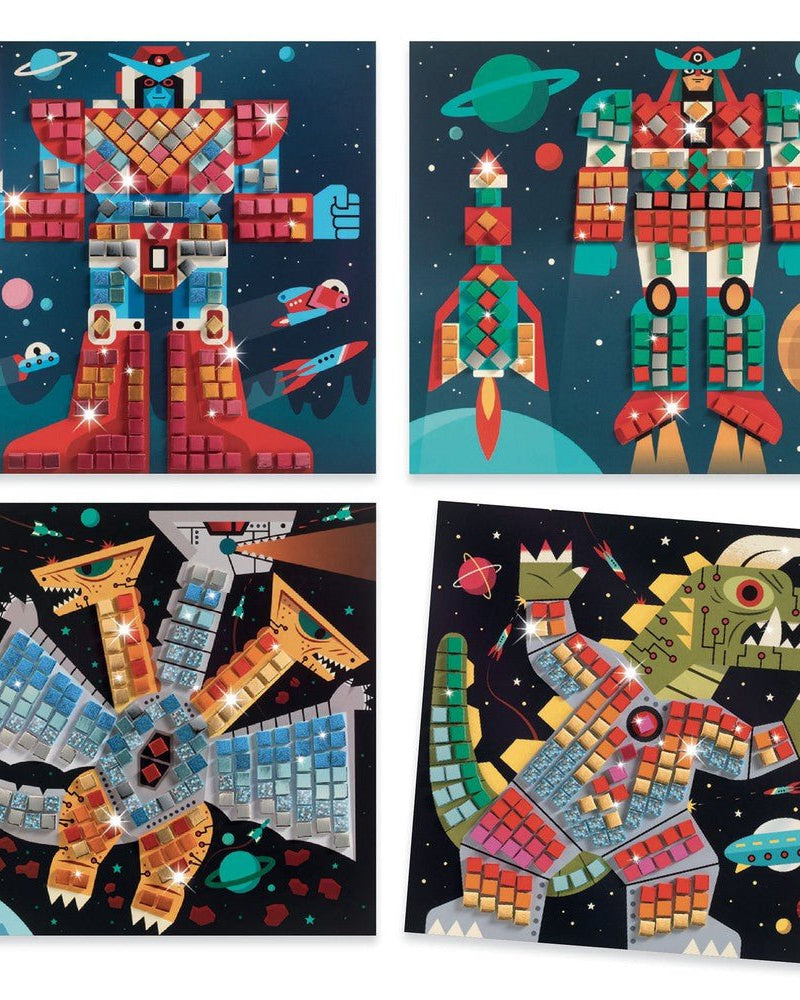 Kit mosaïques Space battle : créez vos propres combats intergalactiques Art & bricolage- Boutique LeoLudo