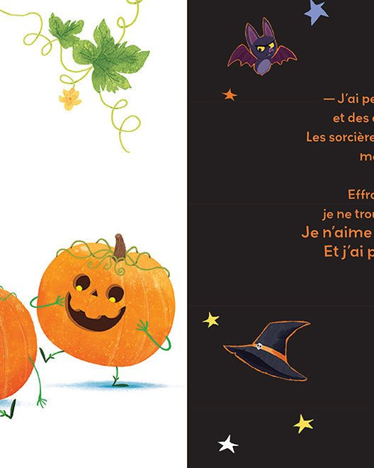 La citrouille qui a peur du noir -Livres- Boutique LeoLudo-Scholastic