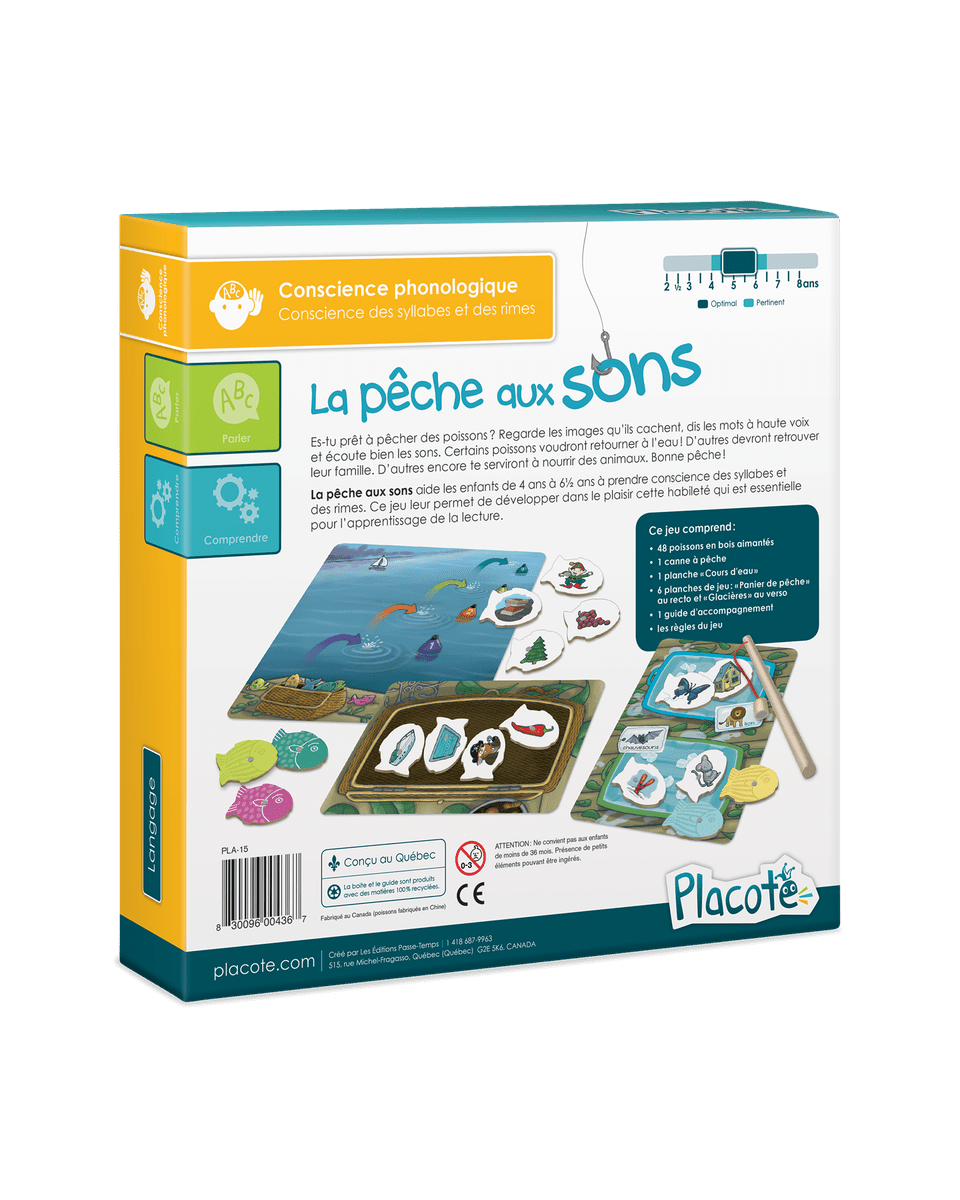 La pêche aux sons - Jeux éducatifs - Boutique LeoLudo - Placote