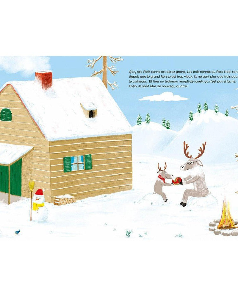 La première nuit de Noël de Petit Renne -Livres- Boutique LeoLudo-Auzou
