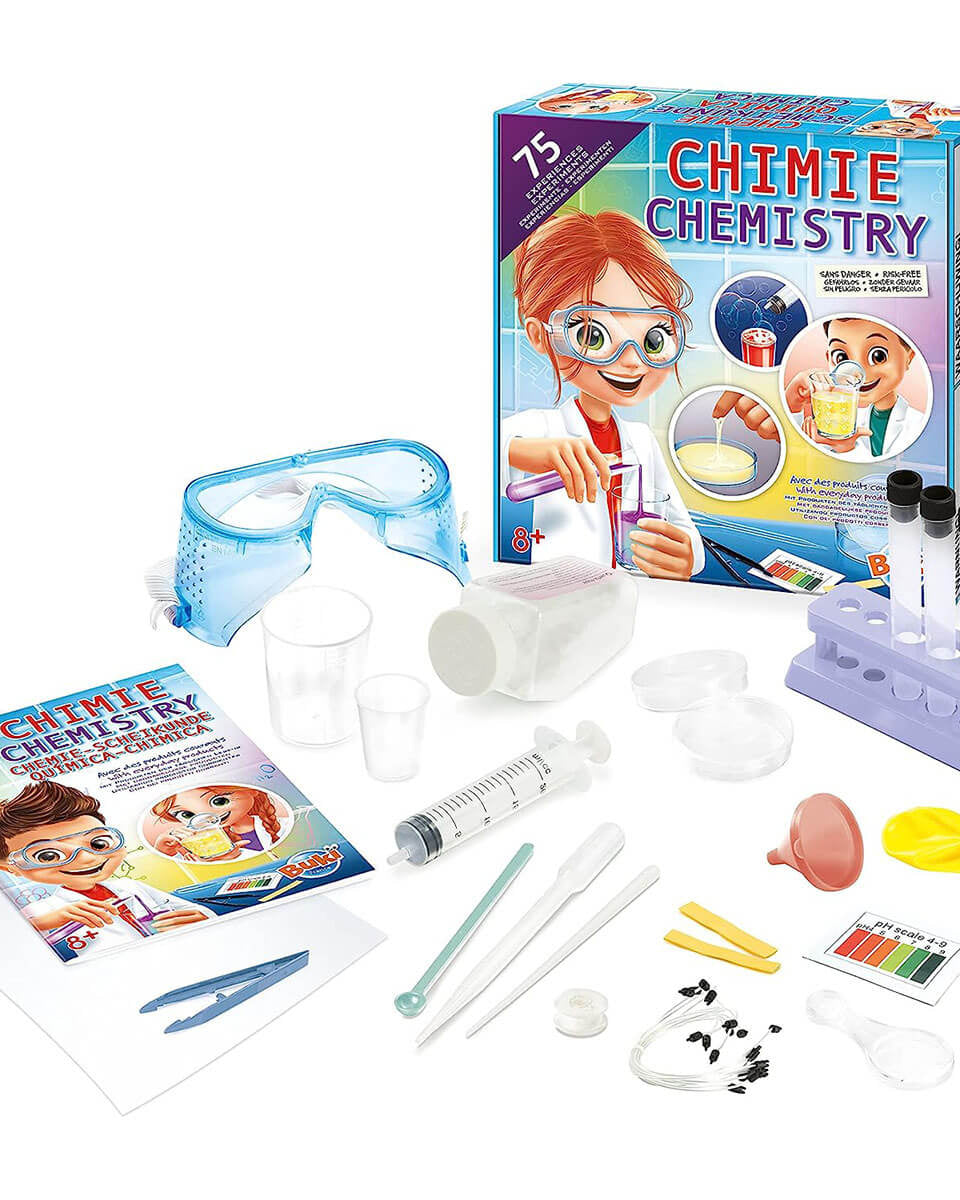 Laboratoire de 75 expériences scientifiques - Jeux scientifiques - Boutique LeoLudo - Buki