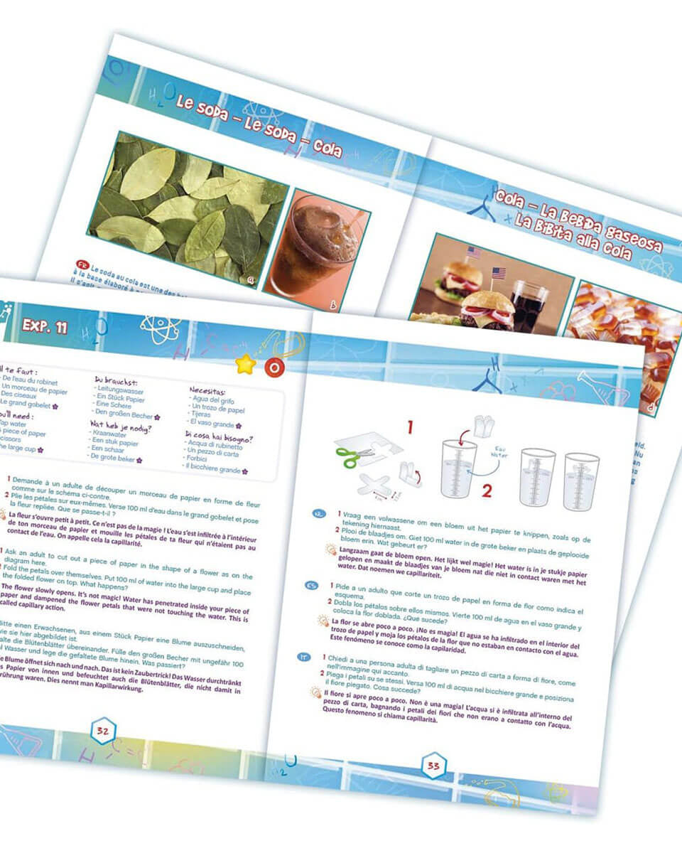 Laboratoire de 75 expériences scientifiques - Jeux scientifiques - Boutique LeoLudo - Buki