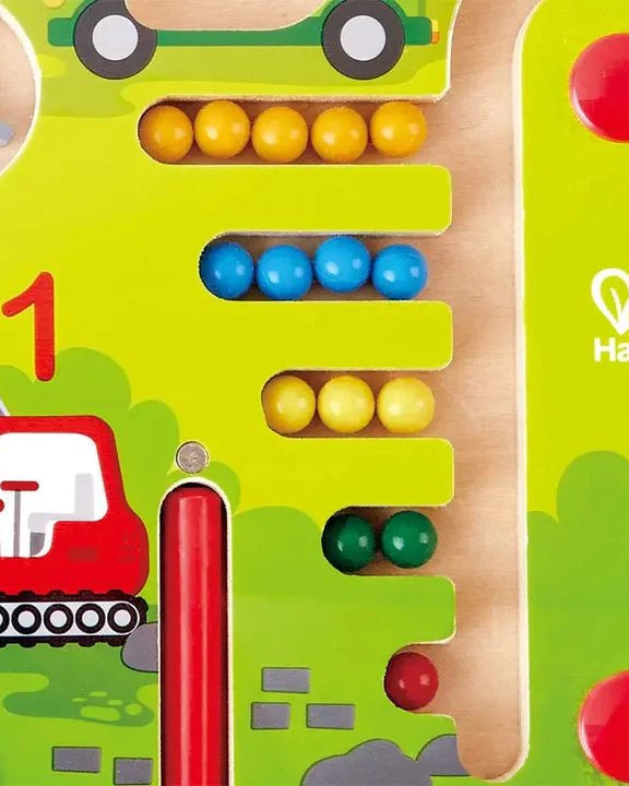 Labyrinthe magnétique – Chantier & chiffres - Jeux magnétiques - Boutique LeoLudo - Hape