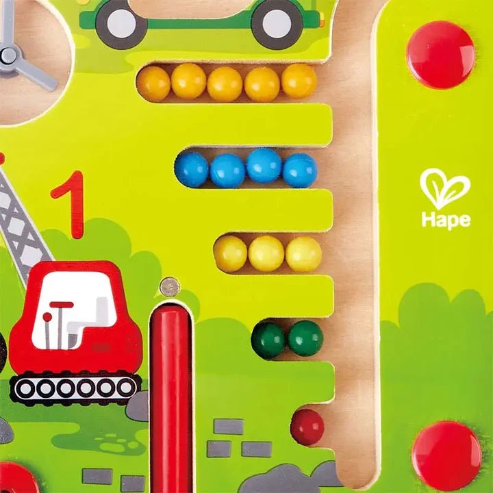 Labyrinthe magnétique – Chantier & chiffres - Jeux magnétiques - Boutique LeoLudo - Hape
