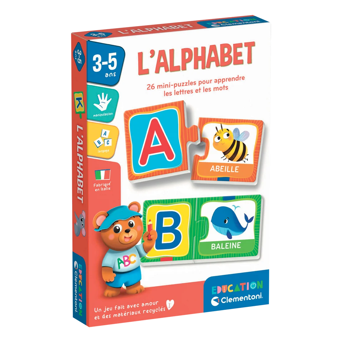 L’Alphabet – Jeu éducatif -Jeux éducatifs- Boutique LeoLudo-Clementoni