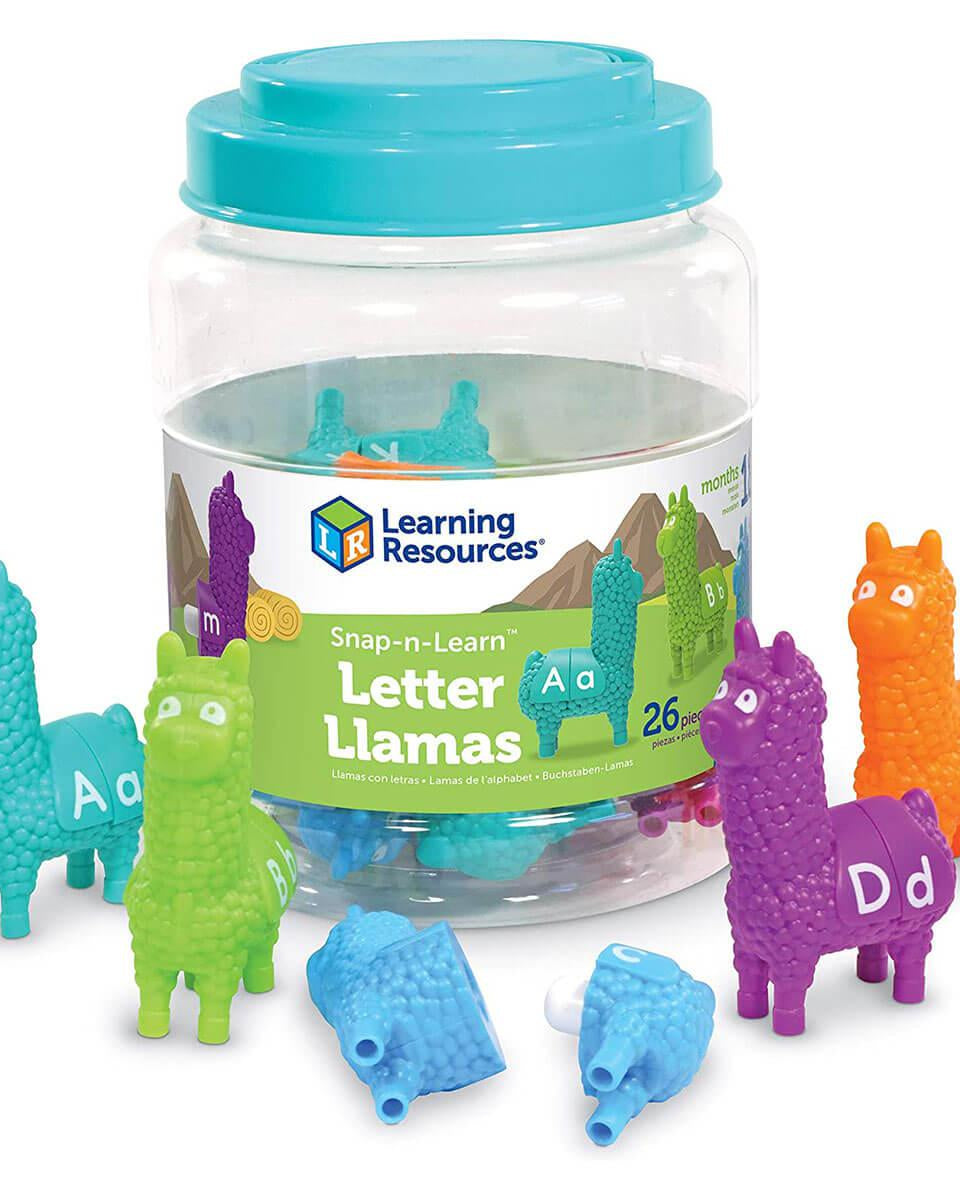 Lamas alphabet Span - n - Learn - Jeux éducatifs - Boutique LeoLudo - Learning Resources